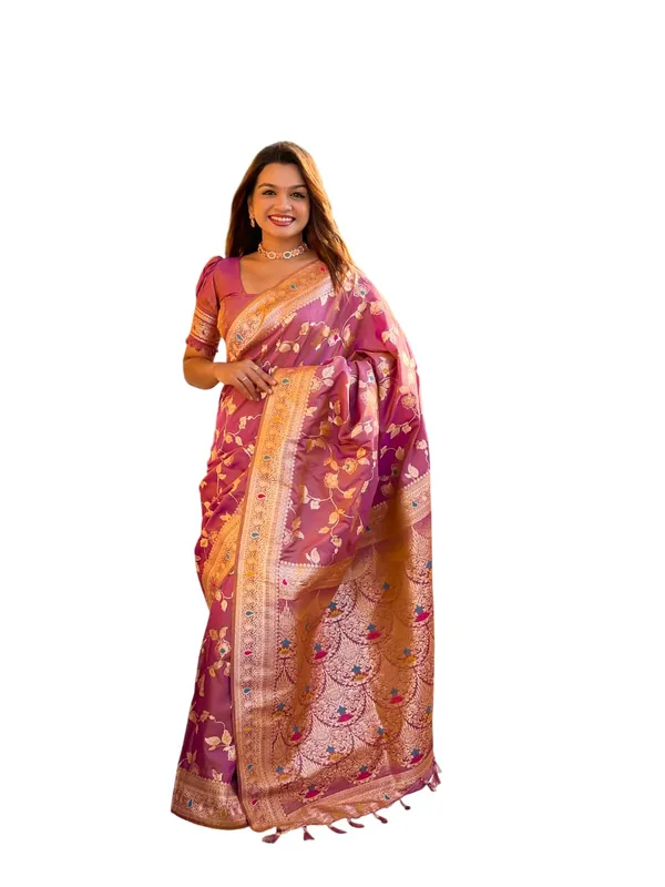 Banarasi_Silk_Jacquard_Saree_With_Blouse_Piece