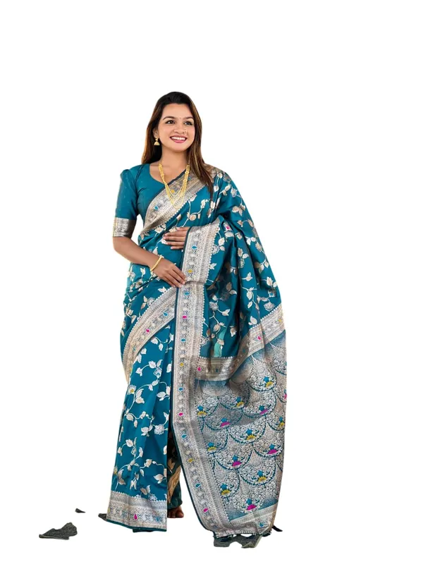 Banarasi_Silk_Jacquard_Saree_With_Blouse_Piece