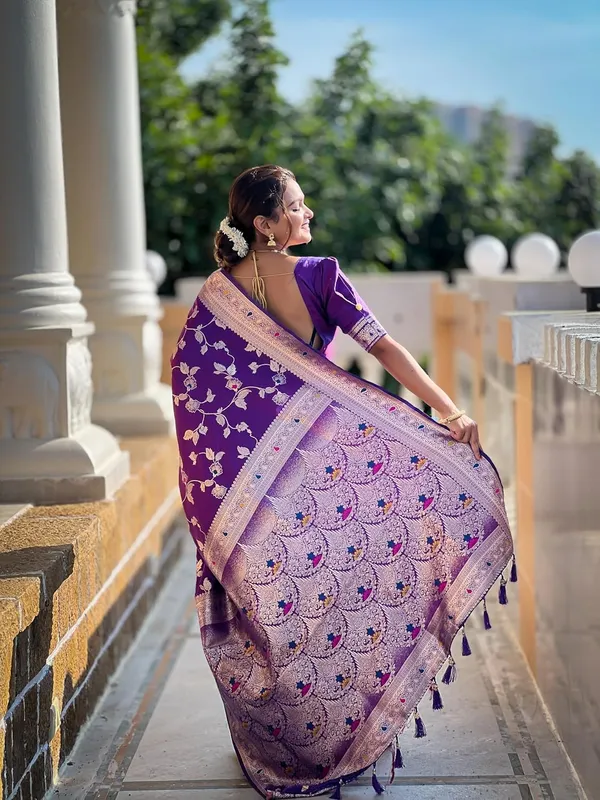 Banarasi_Silk_Jacquard_Saree_With_Blouse_Piece