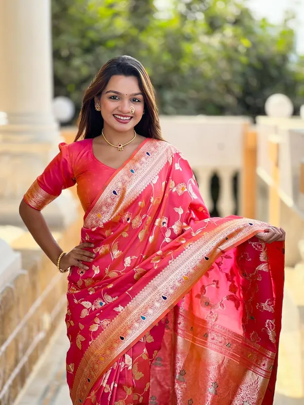 Banarasi_Silk_Jacquard_Saree_With_Blouse_Piece