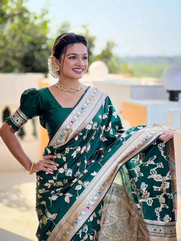 Banarasi_Silk_Jacquard_Saree_With_Blouse_Piece