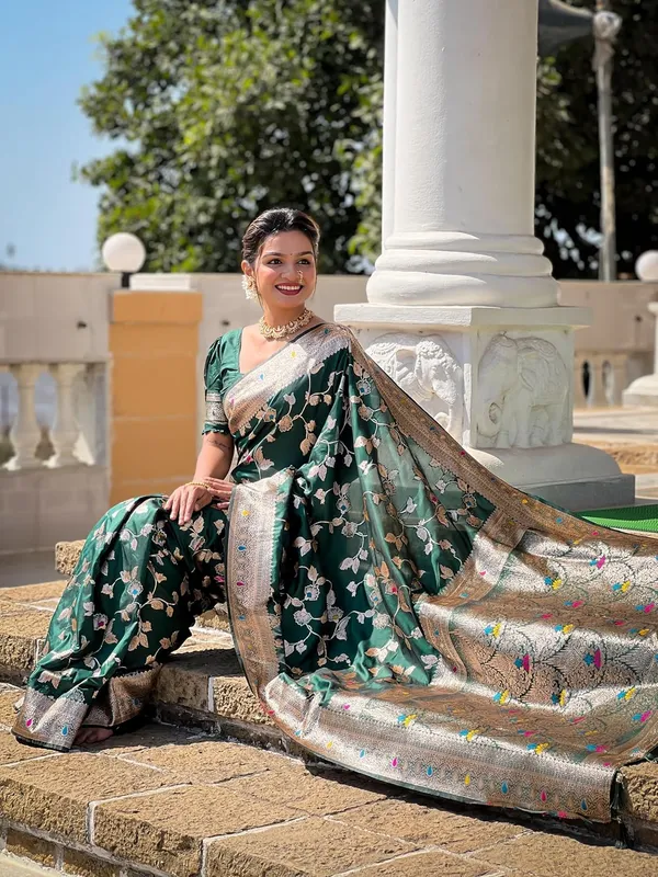 Banarasi_Silk_Jacquard_Saree_With_Blouse_Piece
