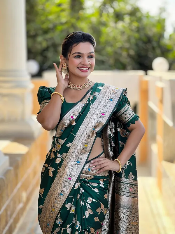 Banarasi_Silk_Jacquard_Saree_With_Blouse_Piece