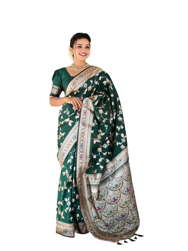 Banarasi_Silk_Jacquard_Saree_With_Blouse_Piece