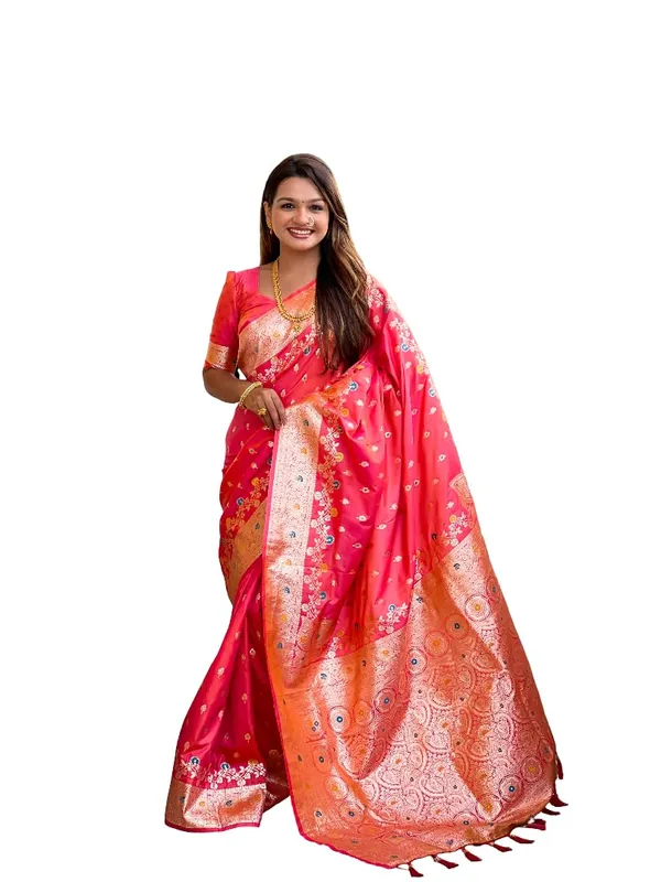 Banarasi_Silk_Kanjivaram_Saree_With_Blouse_Piece