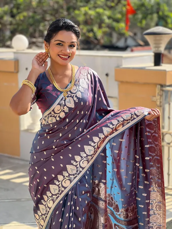 Banarasi_Silk_Jacquard_Saree_With_Blouse_Piece