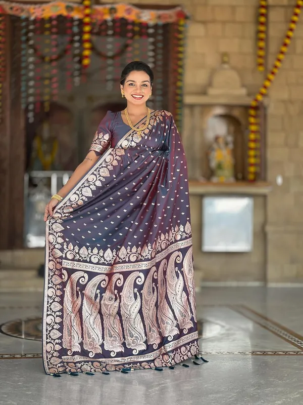 Banarasi_Silk_Jacquard_Saree_With_Blouse_Piece