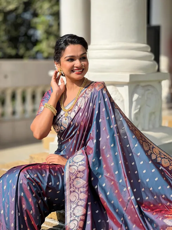 Banarasi_Silk_Jacquard_Saree_With_Blouse_Piece