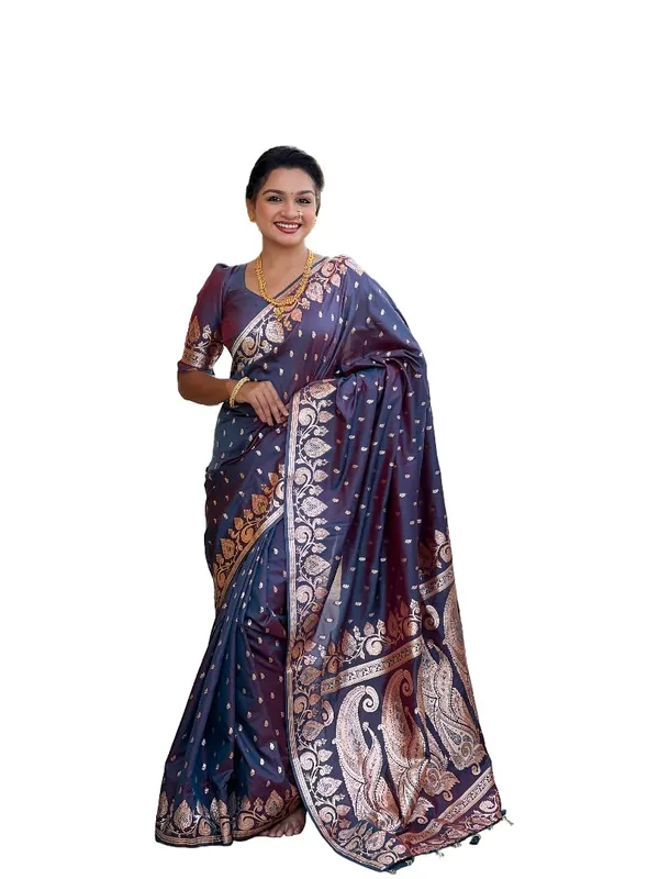 Banarasi_Silk_Jacquard_Saree_With_Blouse_Piece
