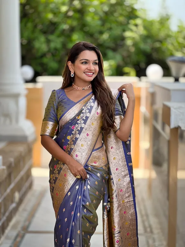 Banarasi_Silk_Kanjivaram_Saree_With_Blouse_Piece