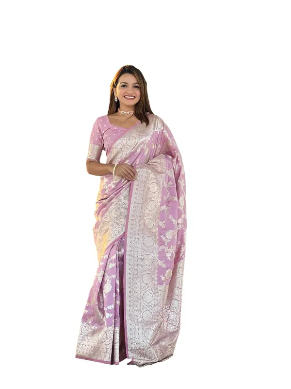Banarasi_Silk_Jacquard_Saree_With_Blouse_Piece