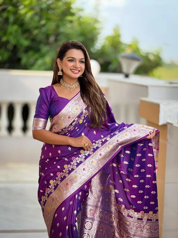 Banarasi_Silk_Kanjivaram_Saree_With_Blouse_Piece