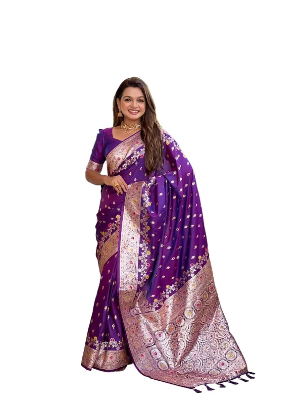 Banarasi_Silk_Kanjivaram_Saree_With_Blouse_Piece
