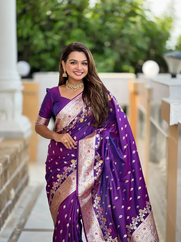 Banarasi_Silk_Kanjivaram_Saree_With_Blouse_Piece