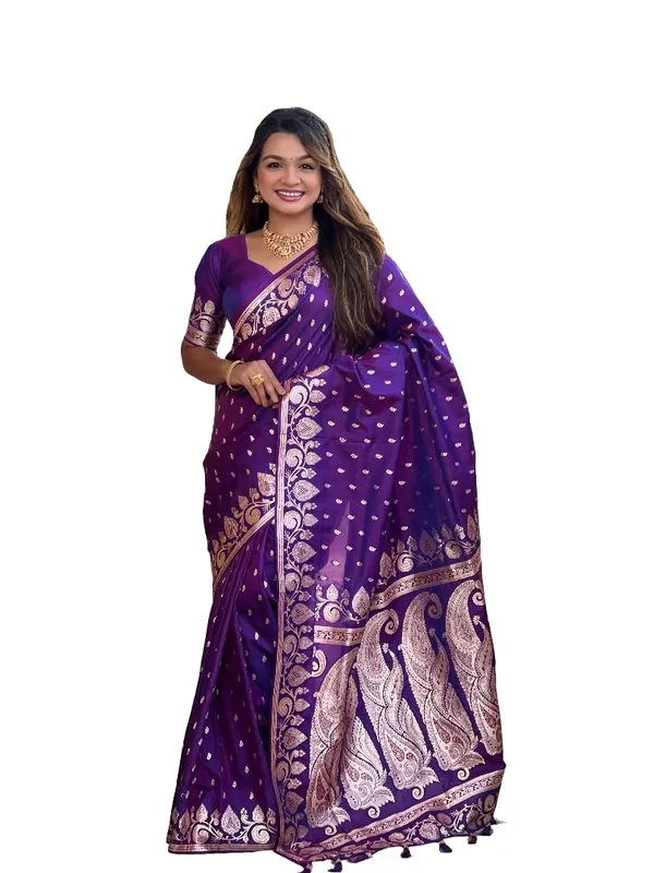 Banarasi_Silk_Jacquard_Saree_With_Blouse_Piece