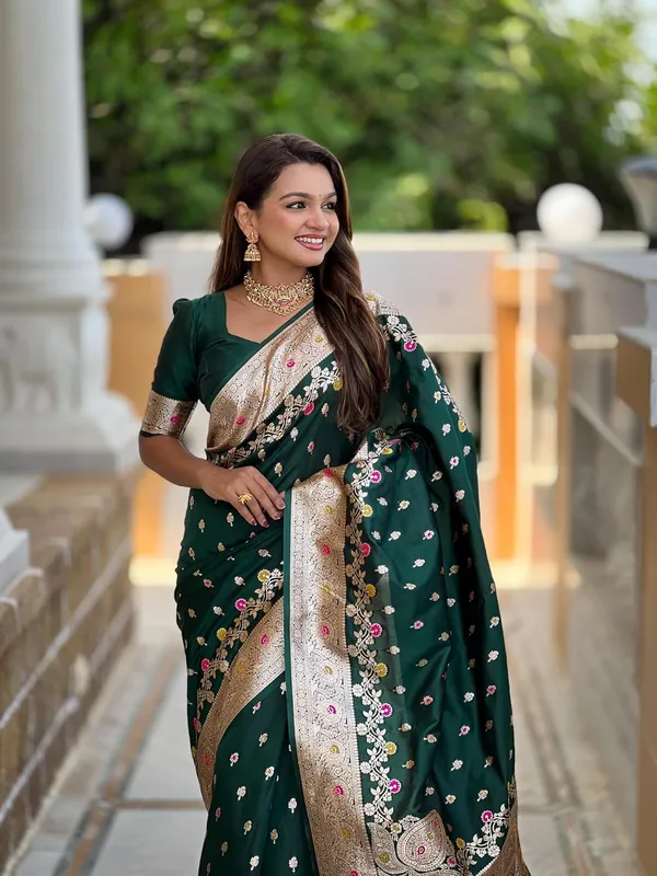 Banarasi_Silk_Kanjivaram_Saree_With_Blouse_Piece