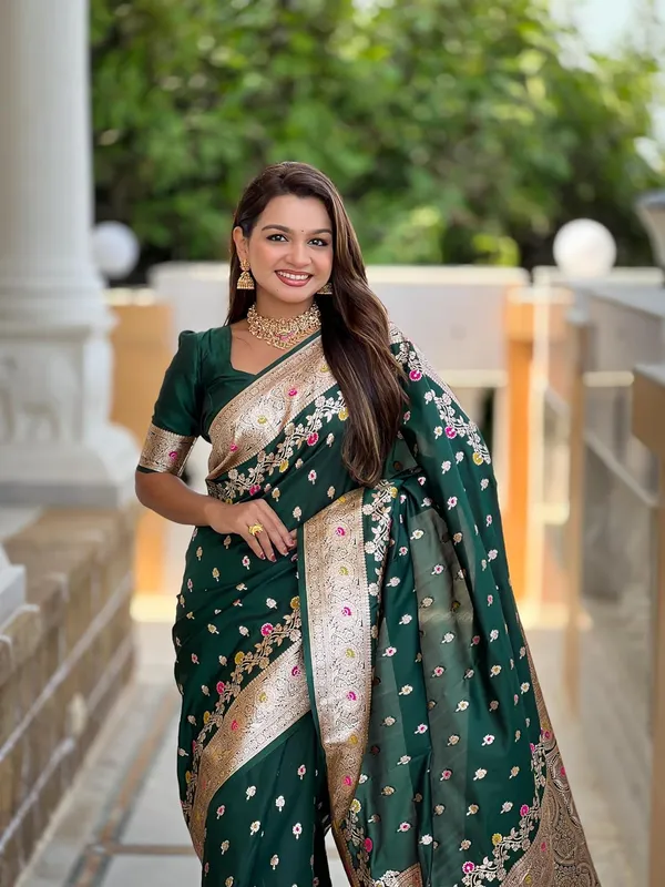 Banarasi_Silk_Kanjivaram_Saree_With_Blouse_Piece