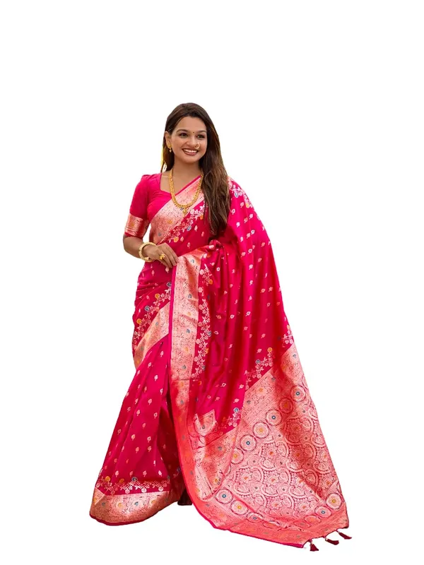 Banarasi_Silk_Kanjivaram_Saree_With_Blouse_Piece