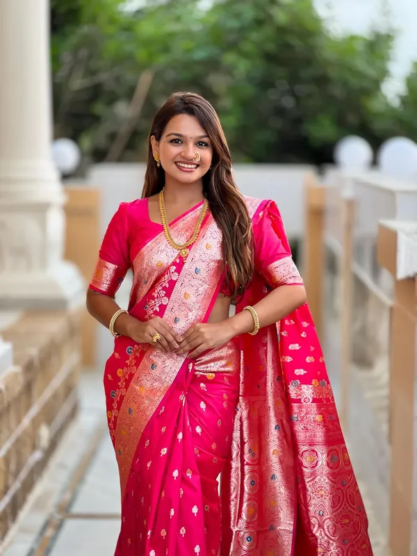 Banarasi_Silk_Kanjivaram_Saree_With_Blouse_Piece