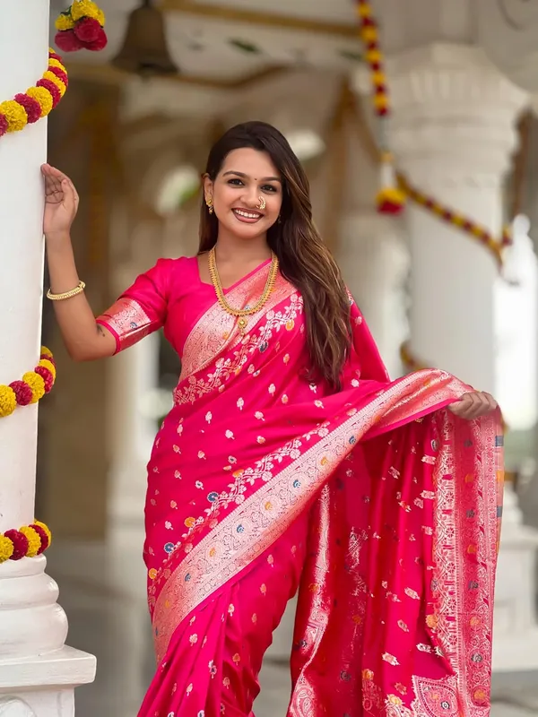 Banarasi_Silk_Kanjivaram_Saree_With_Blouse_Piece