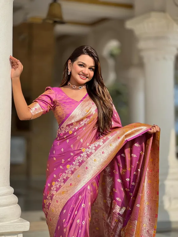 Banarasi_Silk_Kanjivaram_Saree_With_Blouse_Piece