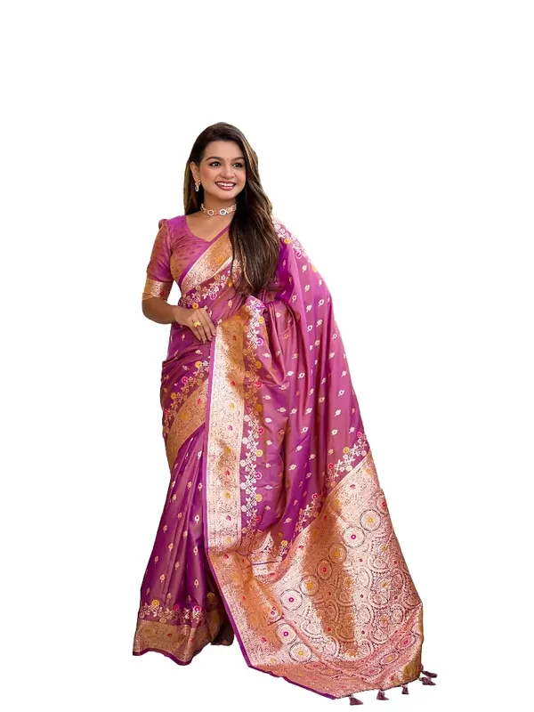 Banarasi_Silk_Kanjivaram_Saree_With_Blouse_Piece