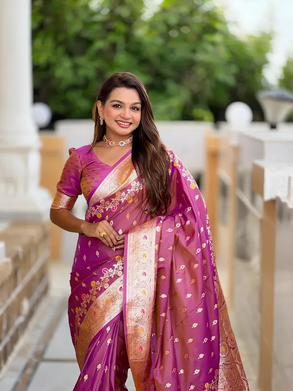 Banarasi_Silk_Kanjivaram_Saree_With_Blouse_Piece