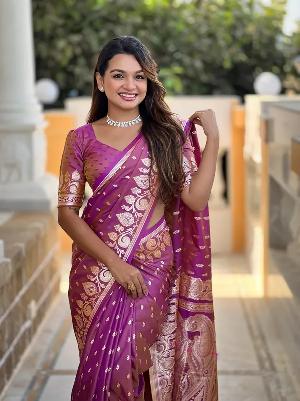 Banarasi_Silk_Jacquard_Saree_With_Blouse_Piece