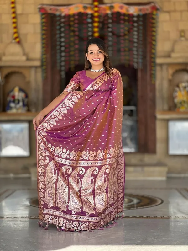 Banarasi_Silk_Jacquard_Saree_With_Blouse_Piece