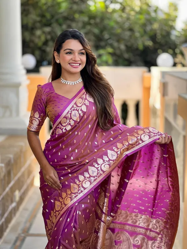 Banarasi_Silk_Jacquard_Saree_With_Blouse_Piece