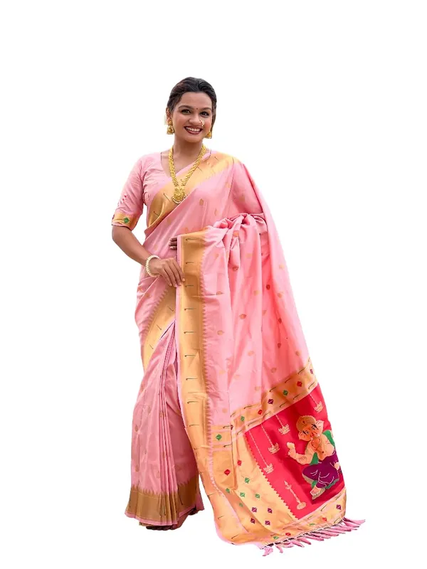 Women_Litchi_Silk_Paithani_Jacquard_Saree_With_Blouse_Piece