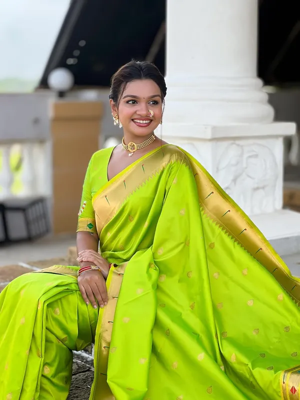Women_Litchi_Silk_Paithani_Jacquard_Saree_With_Blouse_Piece