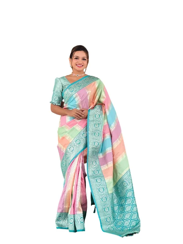 Women_Jacquard_Saree_With_Blouse_Piece