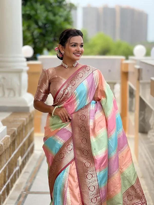Women_Litchi_Silk_Jacquard_Saree_With_Blouse_Piece