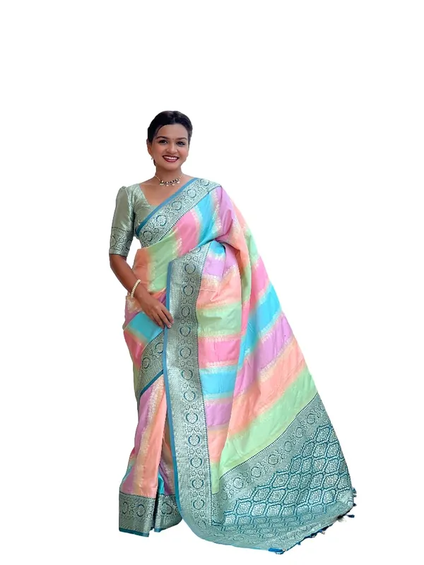 Women_Jacquard_Saree_With_Blouse_Piece