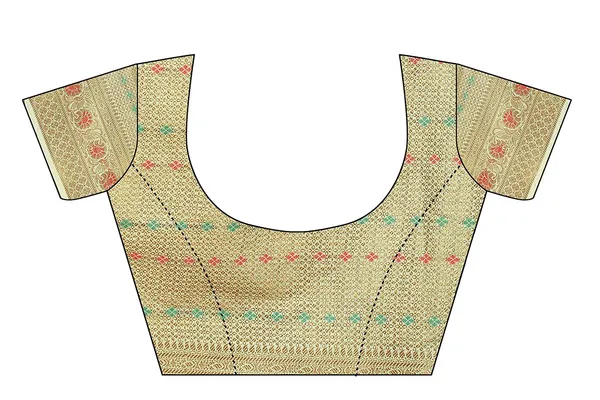 Women_Cotton_Silk_Kanjeevaram_Saree_With_Blouse_Piece
