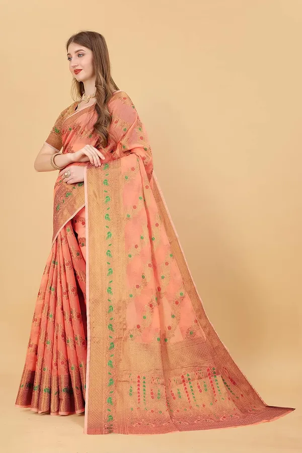 Women_Banarasi_Silk_Saree_With_Blouse_Piece