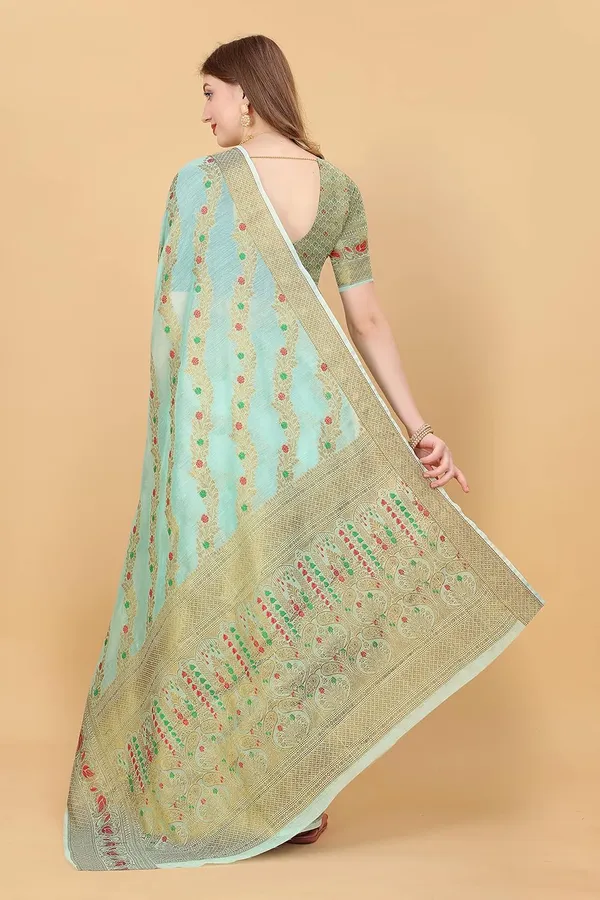 Women_Banarasi_Silk_Saree_With_Blouse_Piece