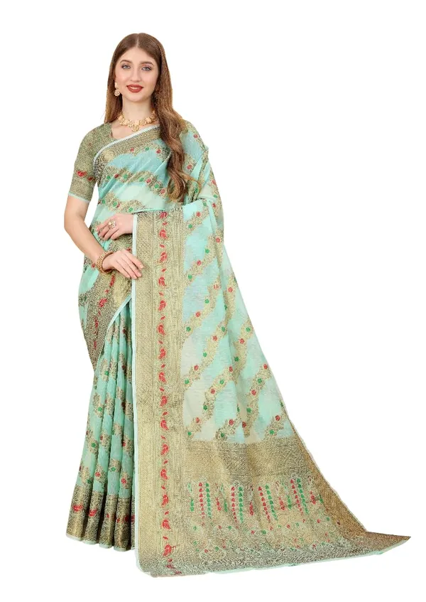Women_Banarasi_Silk_Saree_With_Blouse_Piece