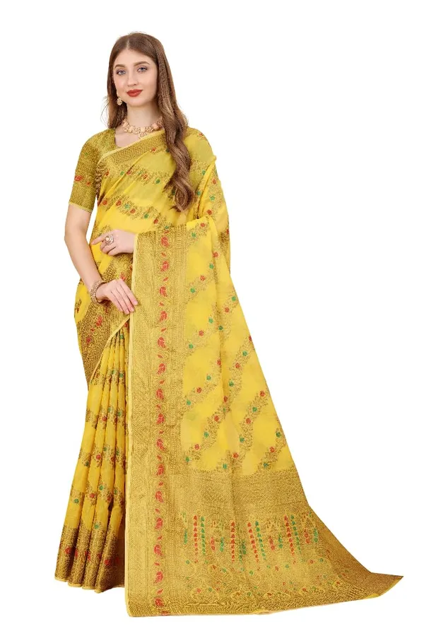 Women_Banarasi_Silk_Saree_With_Blouse_Piece