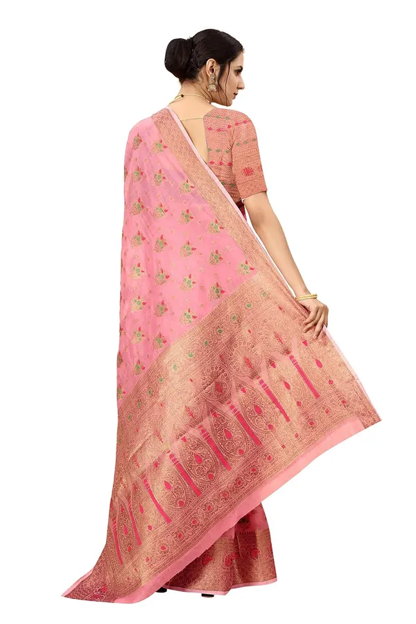Women_Cotton_Silk_Kanjeevaram_Saree_With_Blouse_Piece