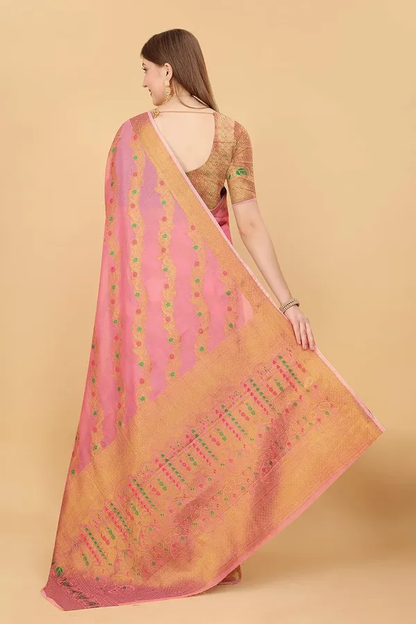 Women_Banarasi_Silk_Saree_With_Blouse_Piece