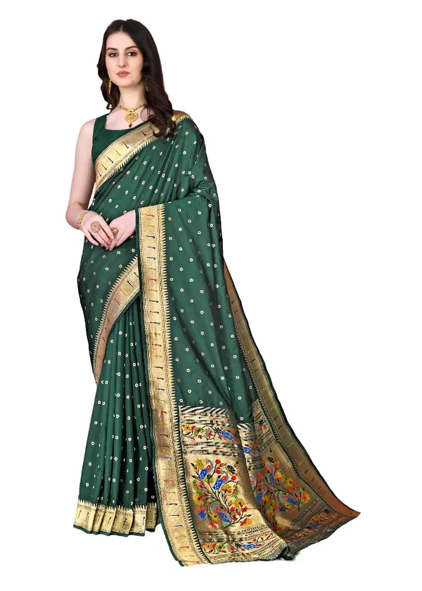 Women_Paithani_Silk_Saree_With_Blouse_Piece