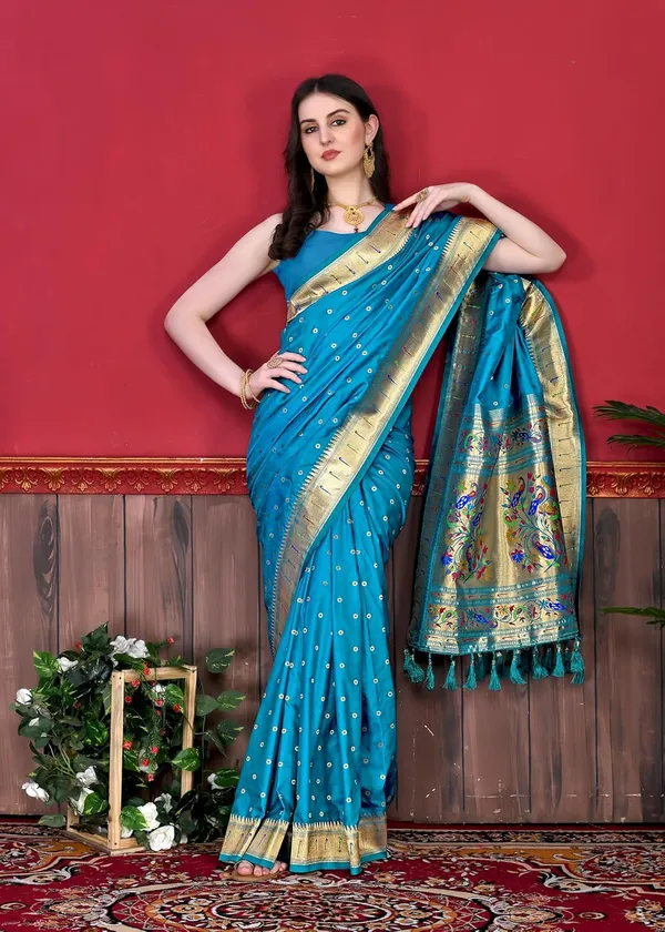 Women_Paithani_Silk_Saree_With_Blouse_Piece