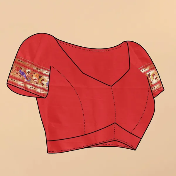Women_Litchi_Silk_Paithani_Saree_With_Blouse_Piece