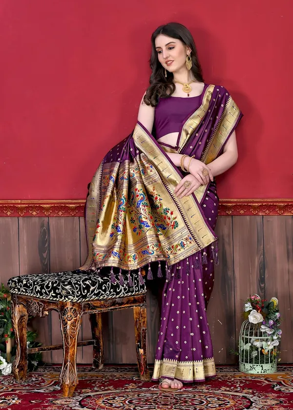 Women_Paithani_Silk_Saree_With_Blouse_Piece