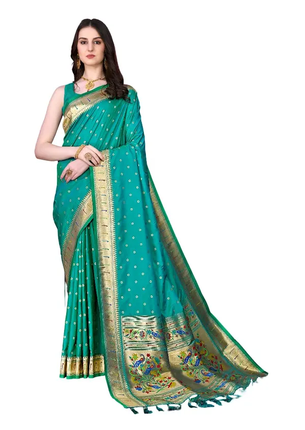 Women_Paithani_Silk_Saree_With_Blouse_Piece