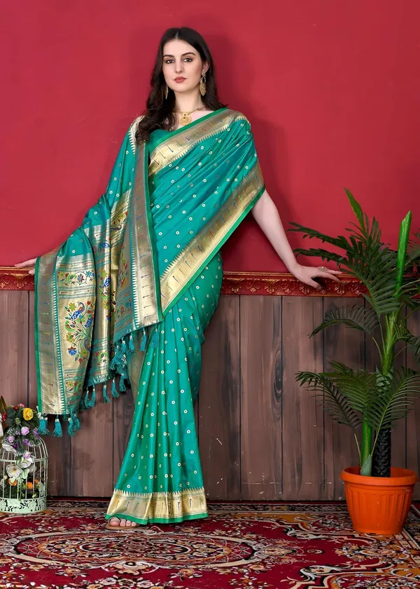 Women_Paithani_Silk_Saree_With_Blouse_Piece