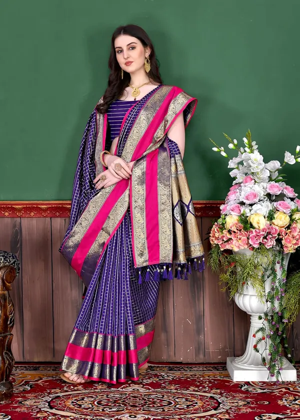 Women_Paithani_Silk_Blend_Woven_Saree_With_Unstitched_Blouse_Piece