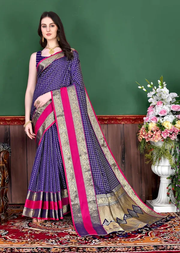 Women_Paithani_Silk_Blend_Woven_Saree_With_Unstitched_Blouse_Piece
